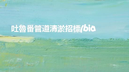 吐魯番管道清淤招標(biāo)：解鎖城市秘密！